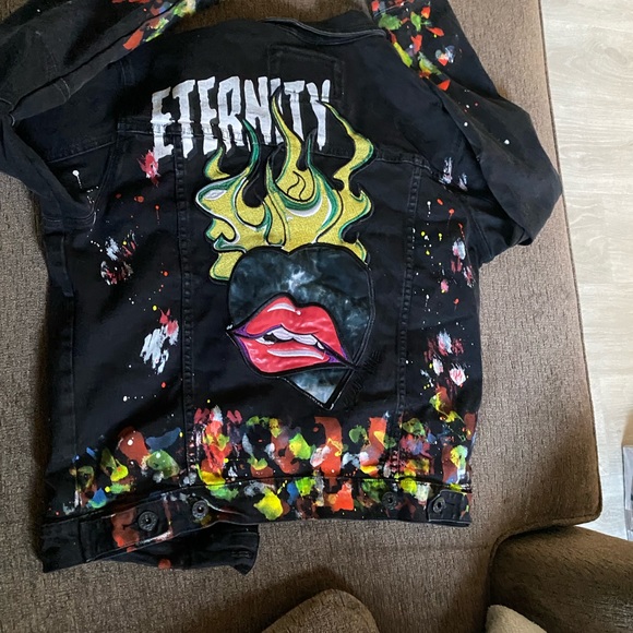 KLOUD 9 Edgey ETERNITY Black Denim Jacket - Picture 6 of 14